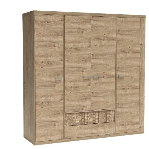 Großer Kleiderschrank Natural N-3