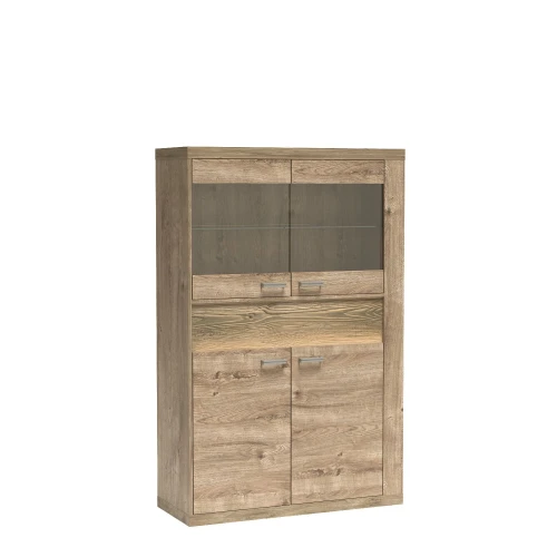 Vier-türige Vitrine Natural N-5
