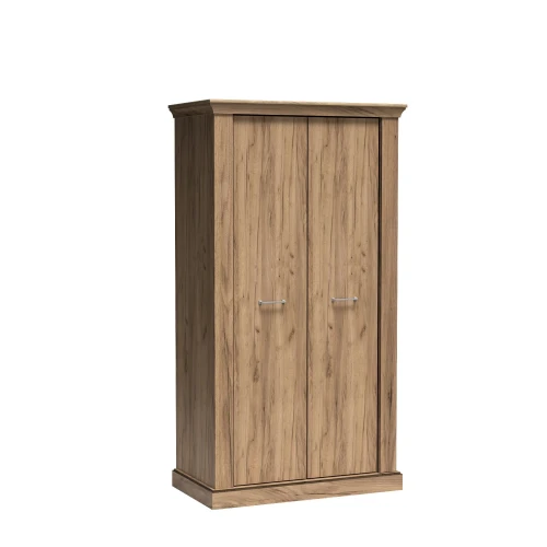 2-türiger Kleiderschrank Antica mit Stange A-16