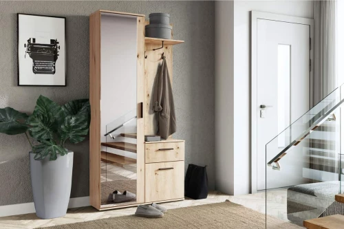 Garderobe mit Spiegel LUX