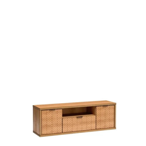 TV-Schrank mit einer Schublade Fonti F-6 Karamelleiche