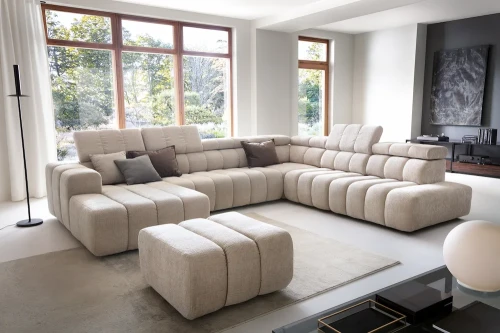 Ecksofa Zürich LL-2E-C-1-OTTR [PUSZMAN] mit elektrisch ausfahrbarer Sitzfläche