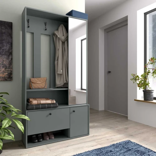 GARDEROBE MIT SPIEGEL SPOT UNI