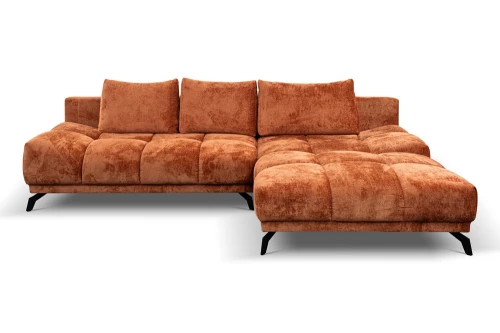 Ecksofa Felipe [Benix] mit Ottomane Schlaffunktion und Bettkasten